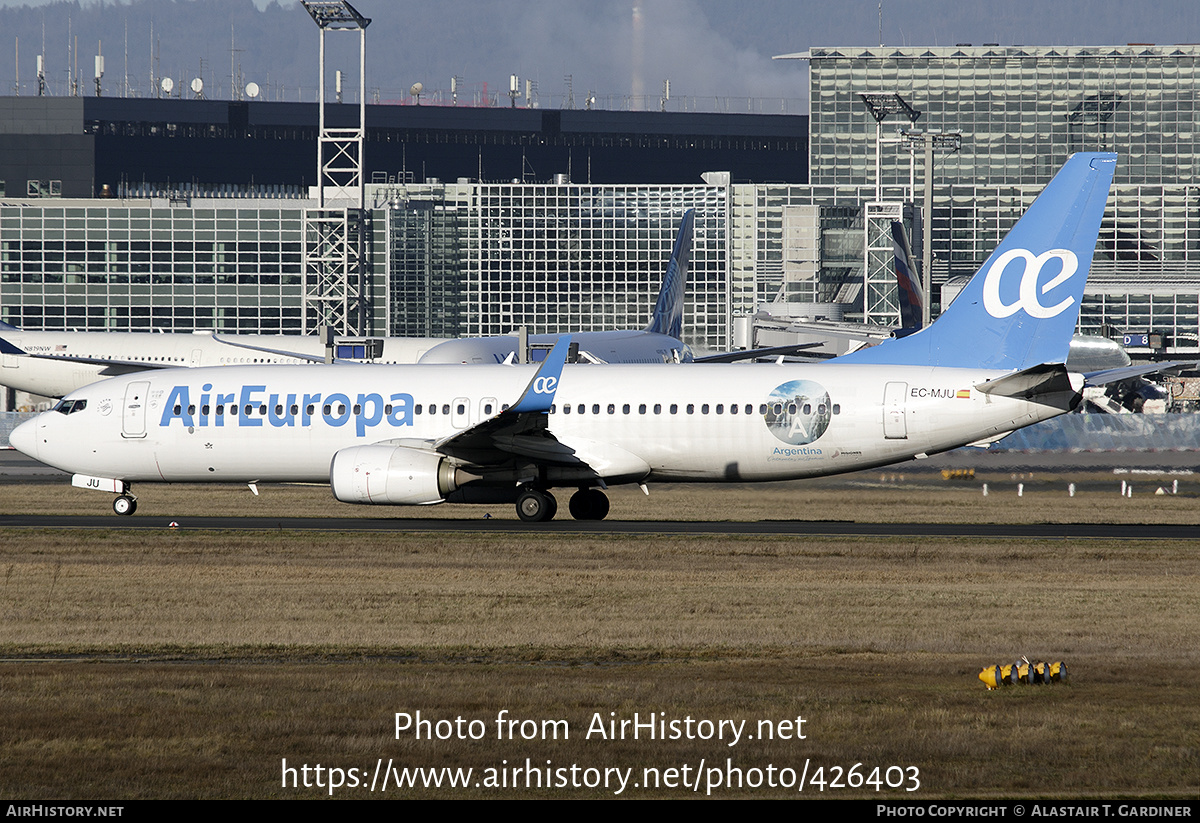 Aircraft Photo of EC-MJU | Boeing 737-85P | Air Europa | AirHistory.net #426403