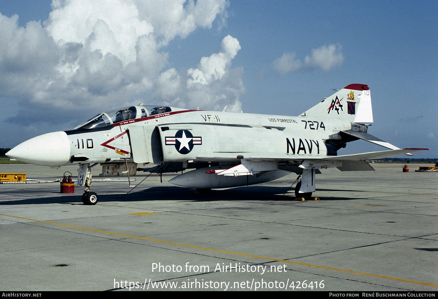 Aircraft Photo of 157274 | McDonnell Douglas F-4J Phantom II | USA - Navy | AirHistory.net #426416