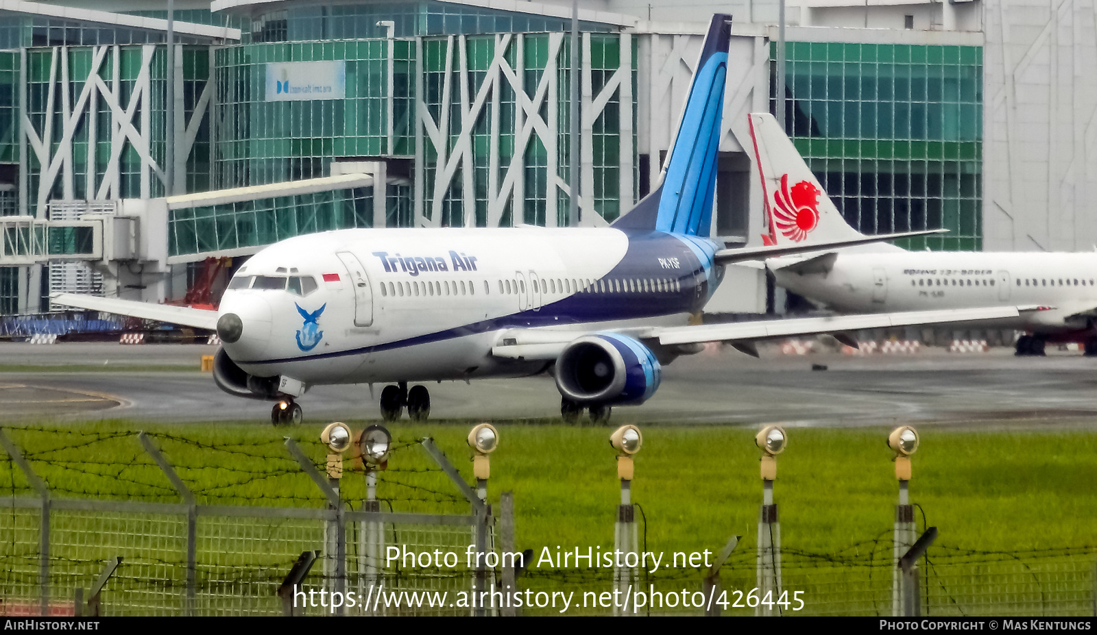 Aircraft Photo of PK-YSF | Boeing 737-4Y0 | Trigana Air | AirHistory.net #426445