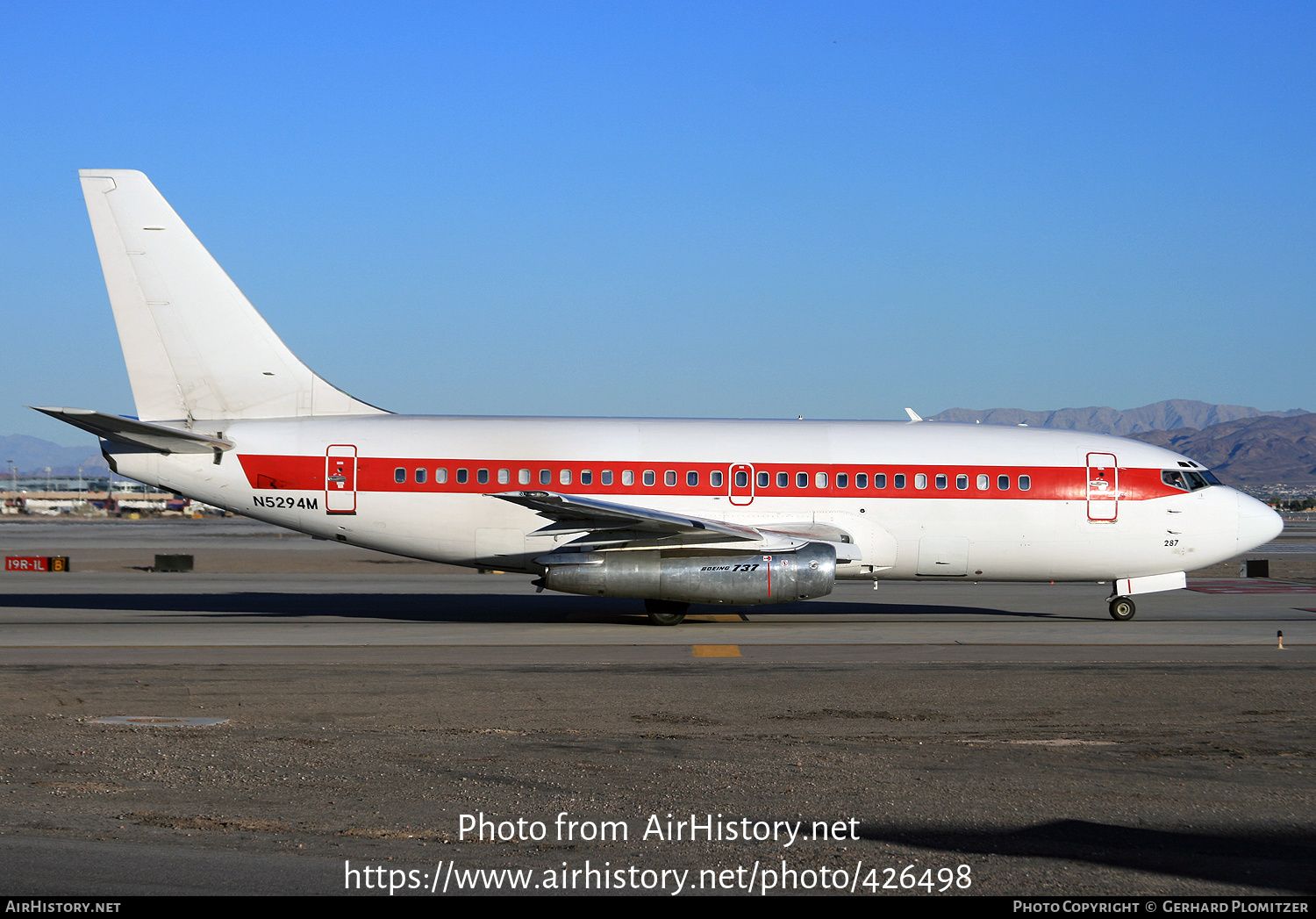 Aircraft Photo of N5294M | Boeing T-43A (737-253/Adv) | EG & G - Edgerton, Germeshausen, and Grier | AirHistory.net #426498