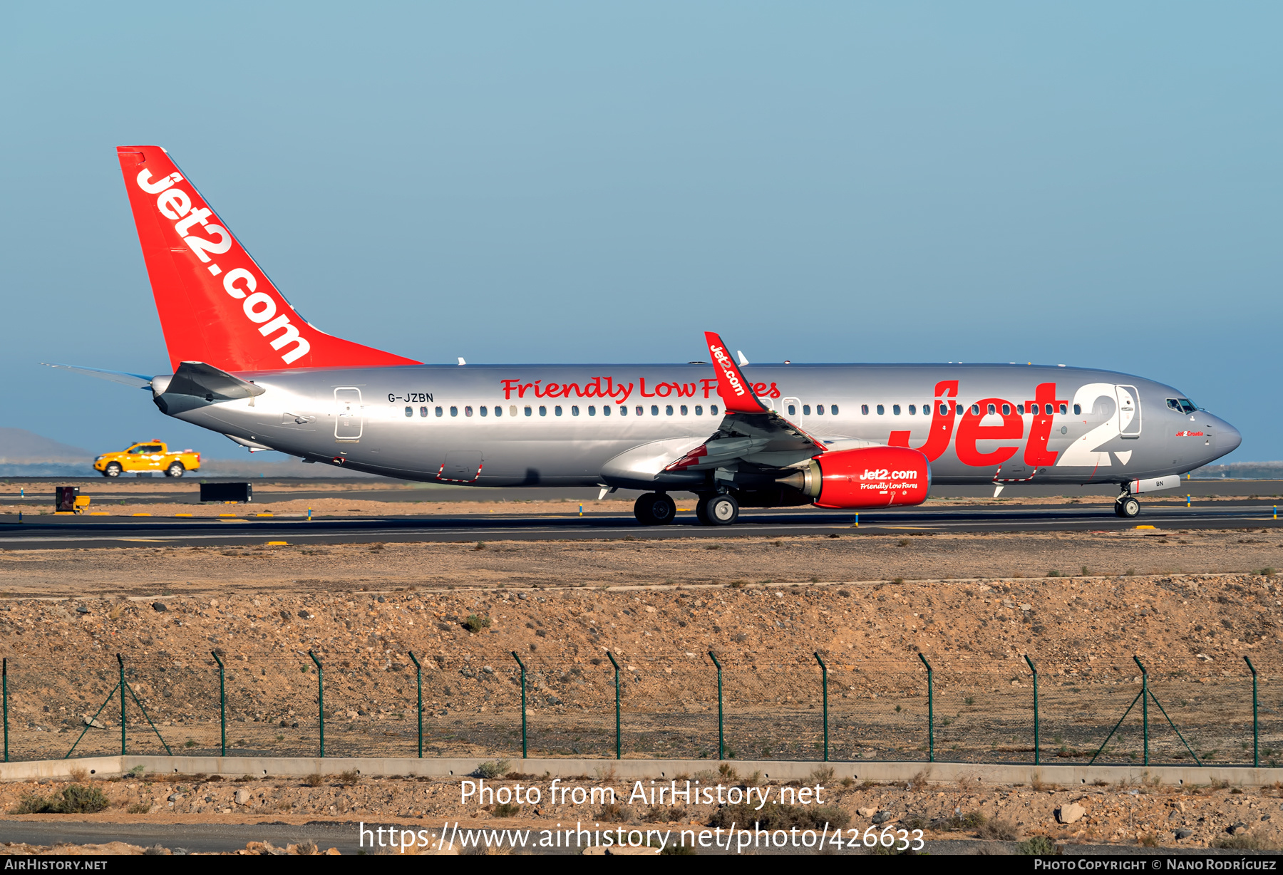 Aircraft Photo of G-JZBN | Boeing 737-800 | Jet2 | AirHistory.net #426633