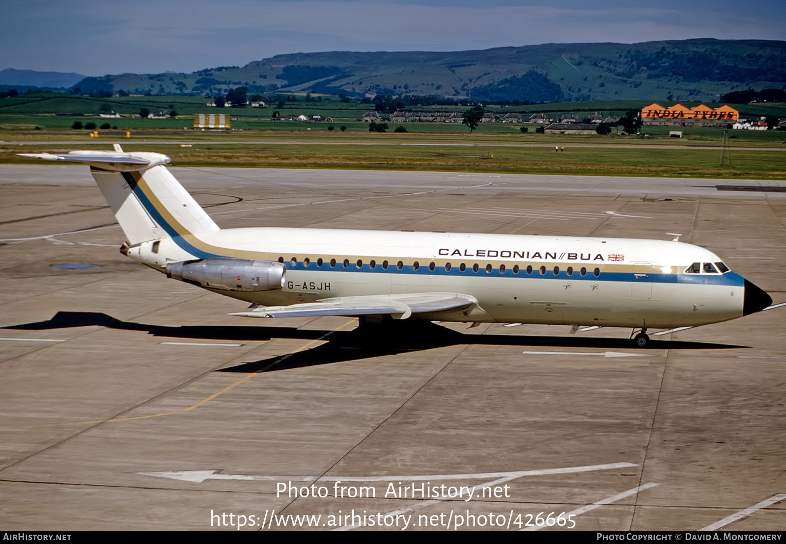 Aircraft Photo of G-ASJH | BAC 111-201AC One-Eleven | Caledonian/BUA | AirHistory.net #426665