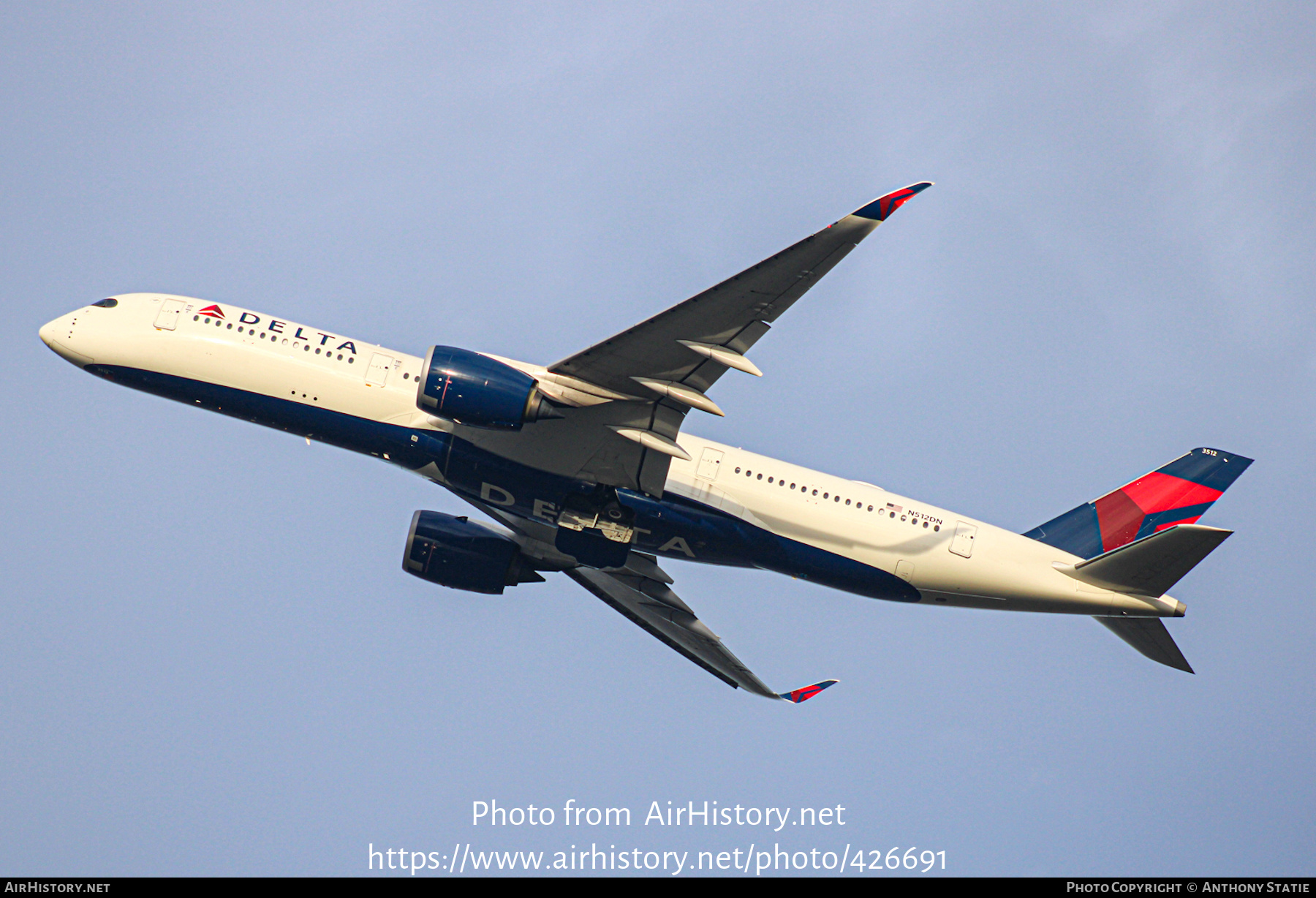 Aircraft Photo of N512DN | Airbus A350-941 | Delta Air Lines | AirHistory.net #426691