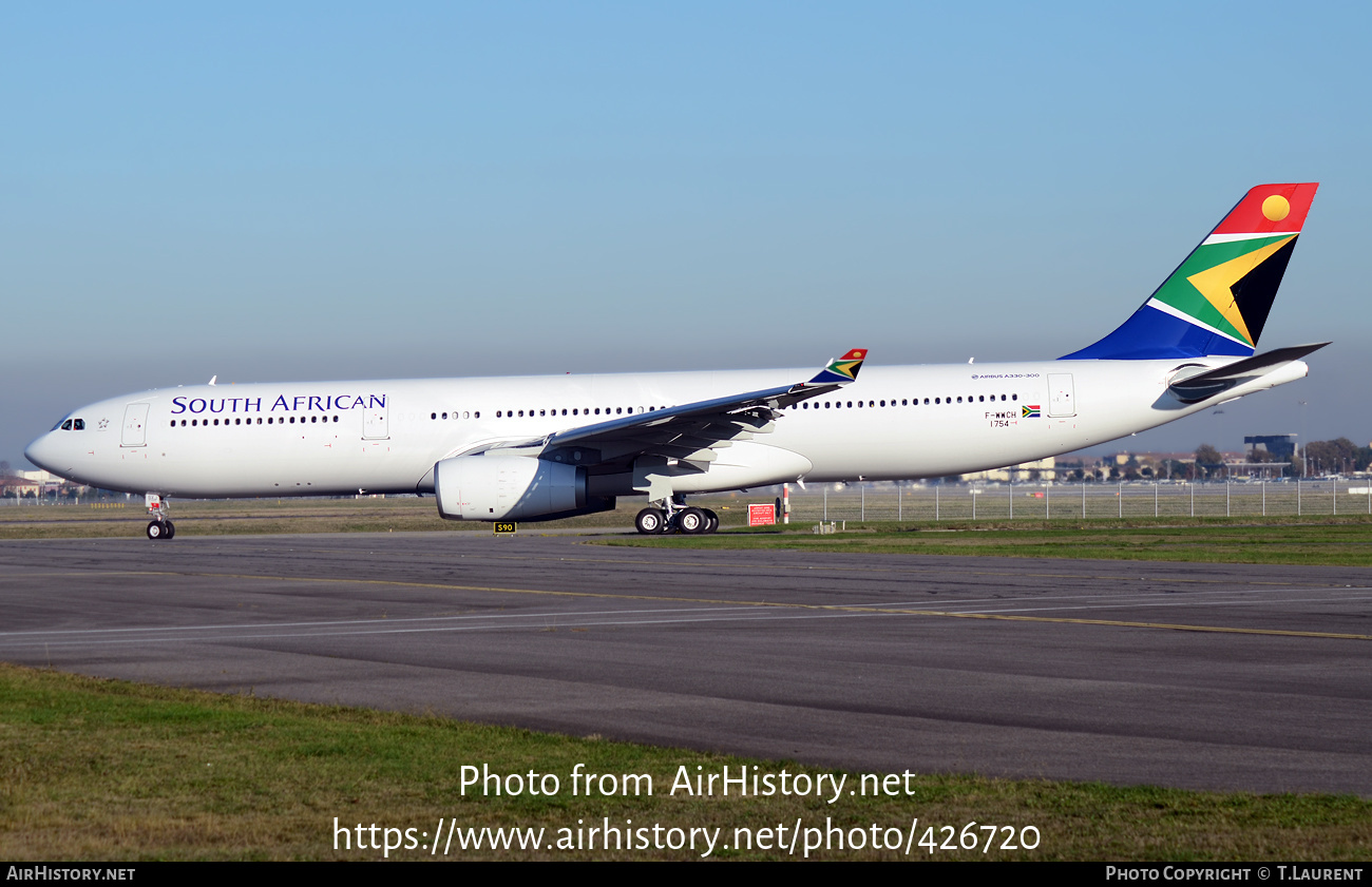 Aircraft Photo of F-WWCH | Airbus A330-343E | South African Airways | AirHistory.net #426720