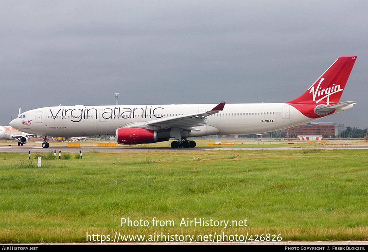 Aircraft Photo of G-VRAY | Airbus A330-343 | Virgin Atlantic Airways | AirHistory.net #426826