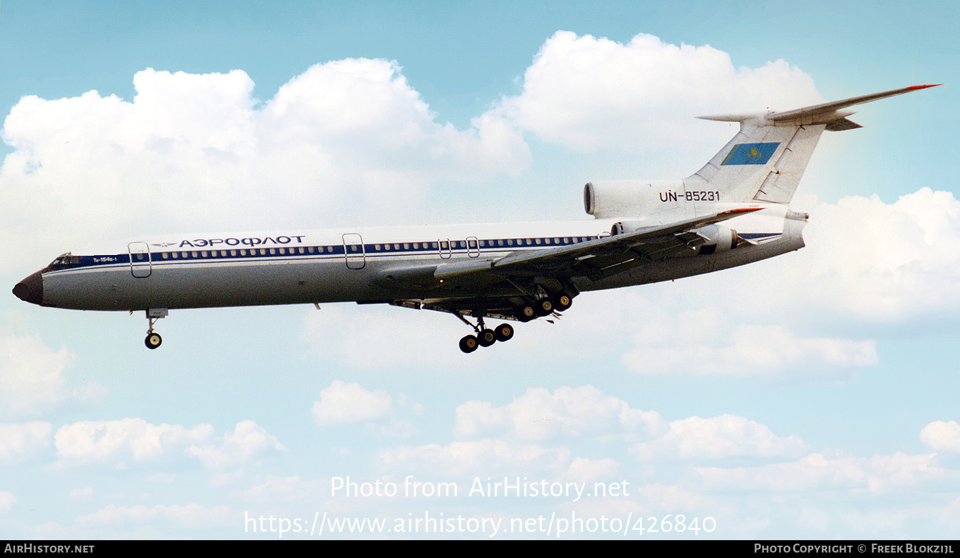 Aircraft Photo of UN-85231 | Tupolev Tu-154B-2 | Aeroflot | AirHistory.net #426840