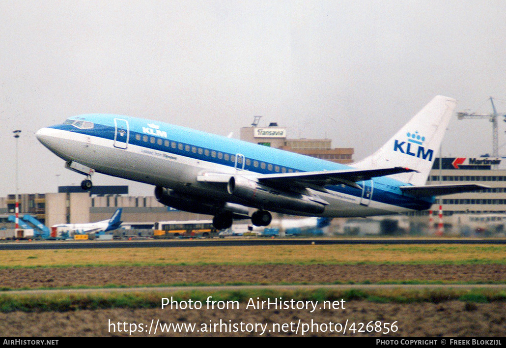 Aircraft Photo of PH-TVR | Boeing 737-2K2/Adv | KLM - Royal Dutch Airlines | AirHistory.net #426856