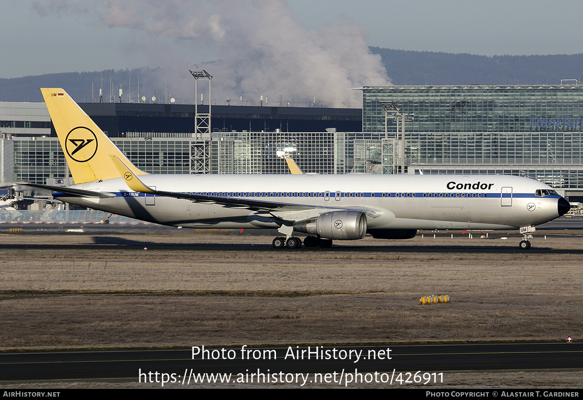 Aircraft Photo of D-ABUM | Boeing 767-31B/ER | Condor Flugdienst | AirHistory.net #426911