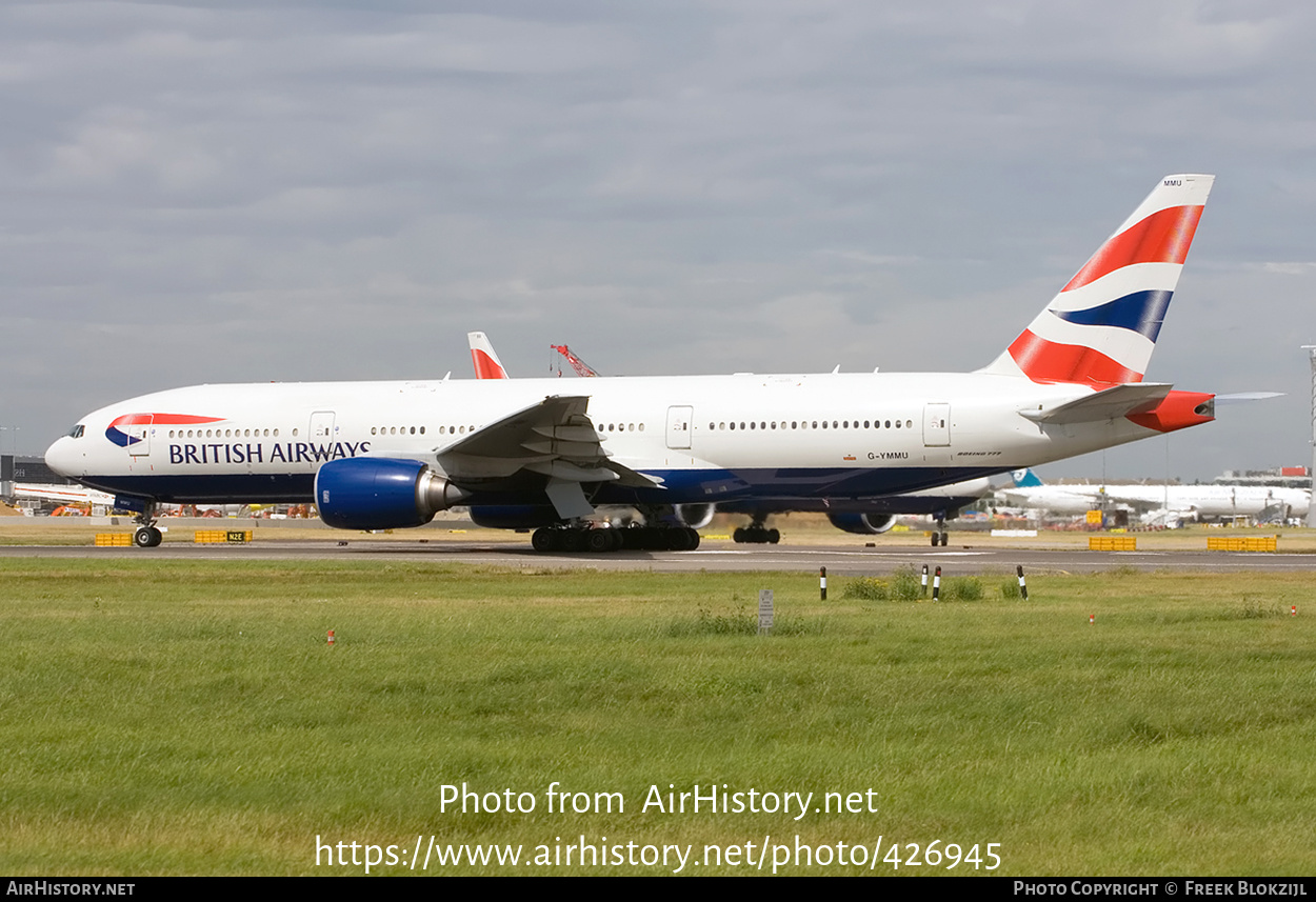 Aircraft Photo of G-YMMU | Boeing 777-236/ER | British Airways | AirHistory.net #426945