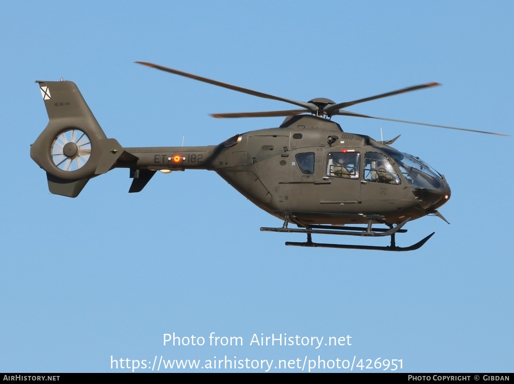 Aircraft Photo of HE.26-04 | Eurocopter EC-135T-2+ | Spain - Army | AirHistory.net #426951