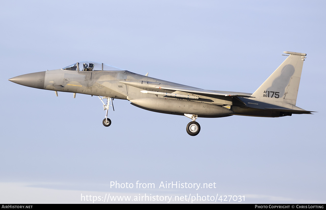 Aircraft Photo of 86-0175 | McDonnell Douglas F-15C Eagle | USA - Air Force | AirHistory.net #427031