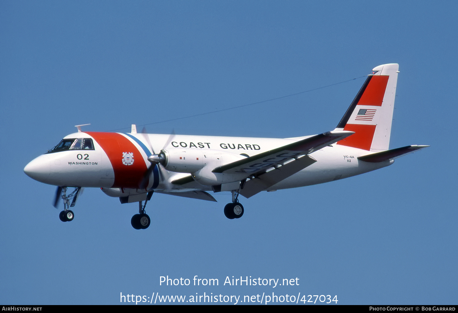 Aircraft Photo of 02 | Grumman VC-4A Gulfstream I (G-159) | USA - Coast Guard | AirHistory.net #427034