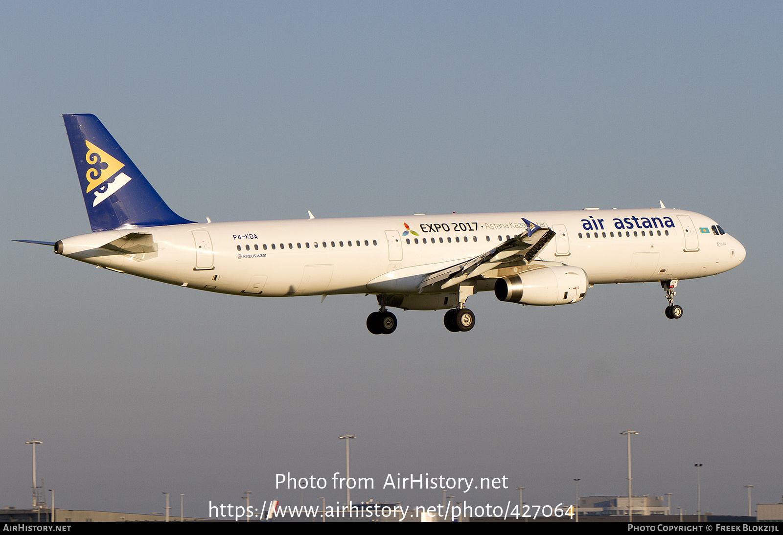 Aircraft Photo of P4-KDA | Airbus A321-231 | Air Astana | AirHistory.net #427064