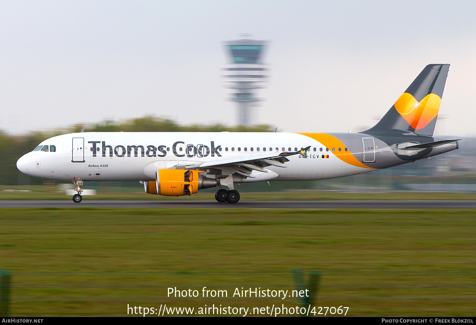 Aircraft Photo of OO-TCV | Airbus A320-231 | Thomas Cook Airlines | AirHistory.net #427067