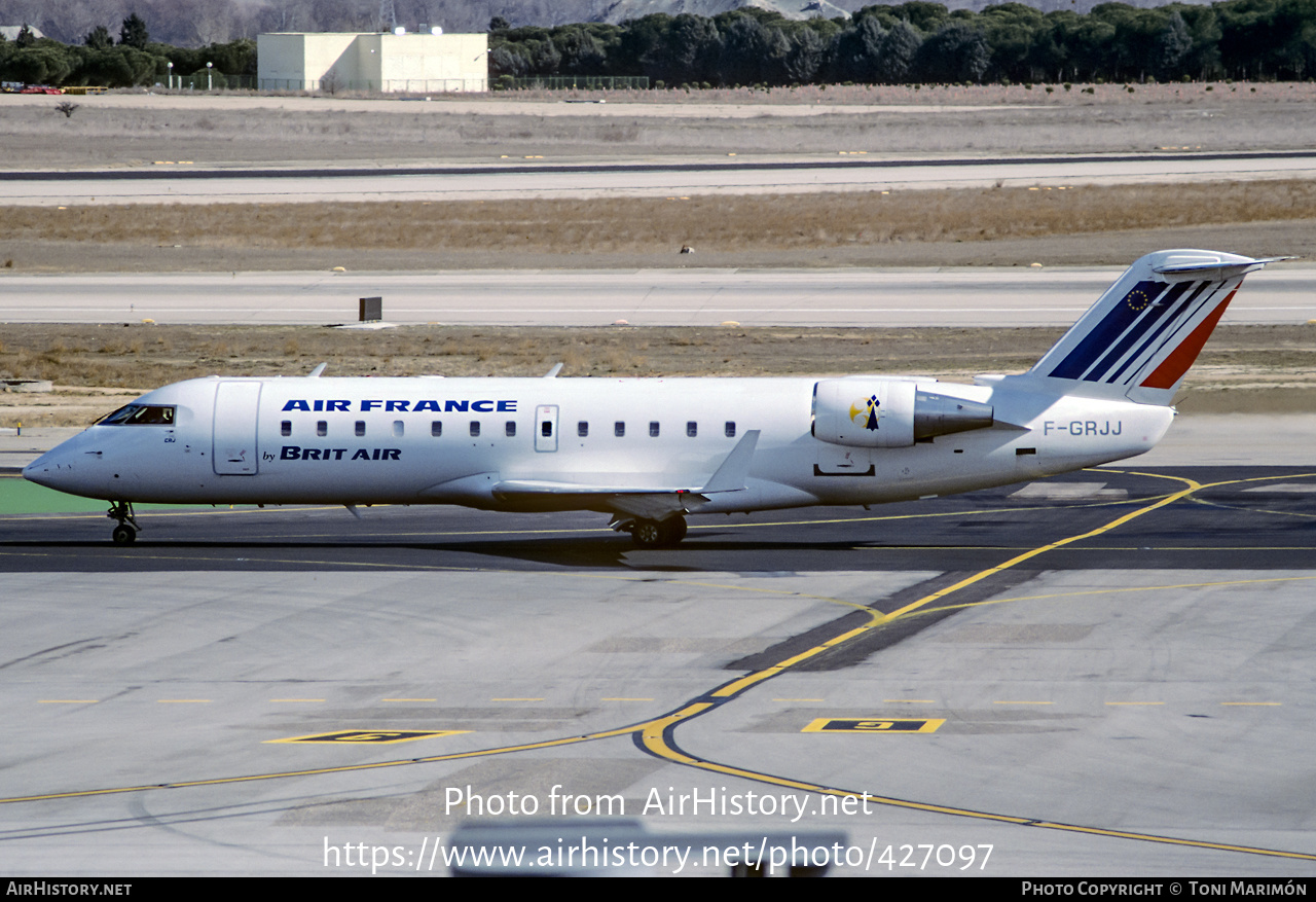 Aircraft Photo of F-GRJJ | Bombardier CRJ-100ER (CL-600-2B19) | Air France | AirHistory.net #427097