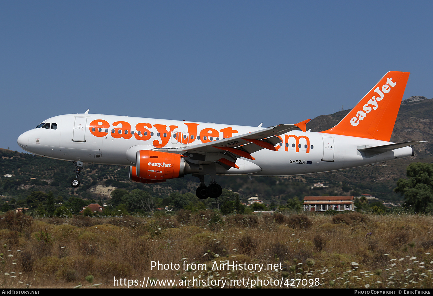 Aircraft Photo of G-EZIR | Airbus A319-111 | EasyJet | AirHistory.net #427098