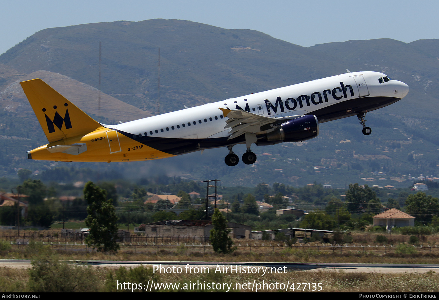 Aircraft Photo of G-ZBAP | Airbus A320-214 | Monarch Airlines | AirHistory.net #427135