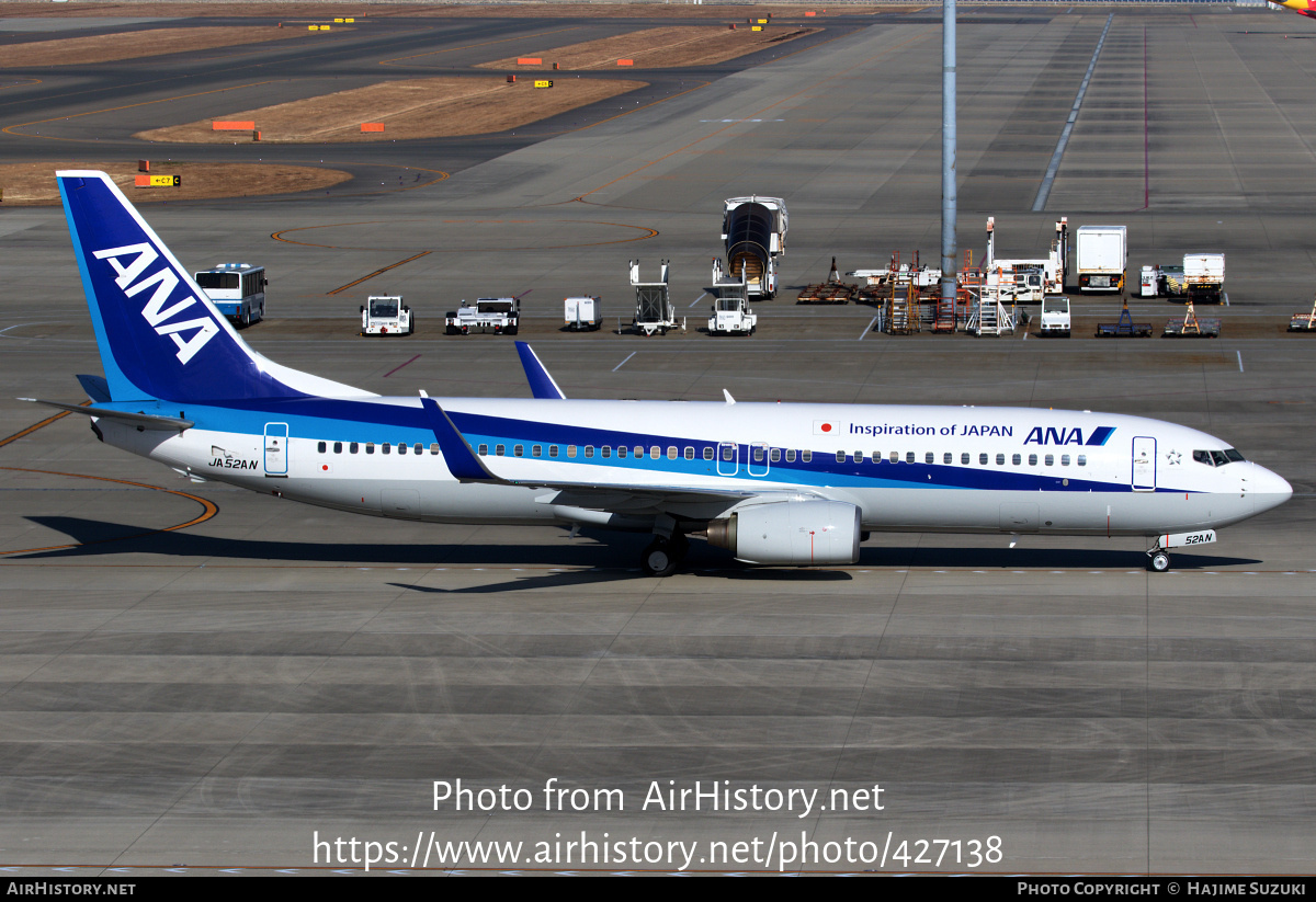 Aircraft Photo of JA52AN | Boeing 737-881 | All Nippon Airways - ANA | AirHistory.net #427138