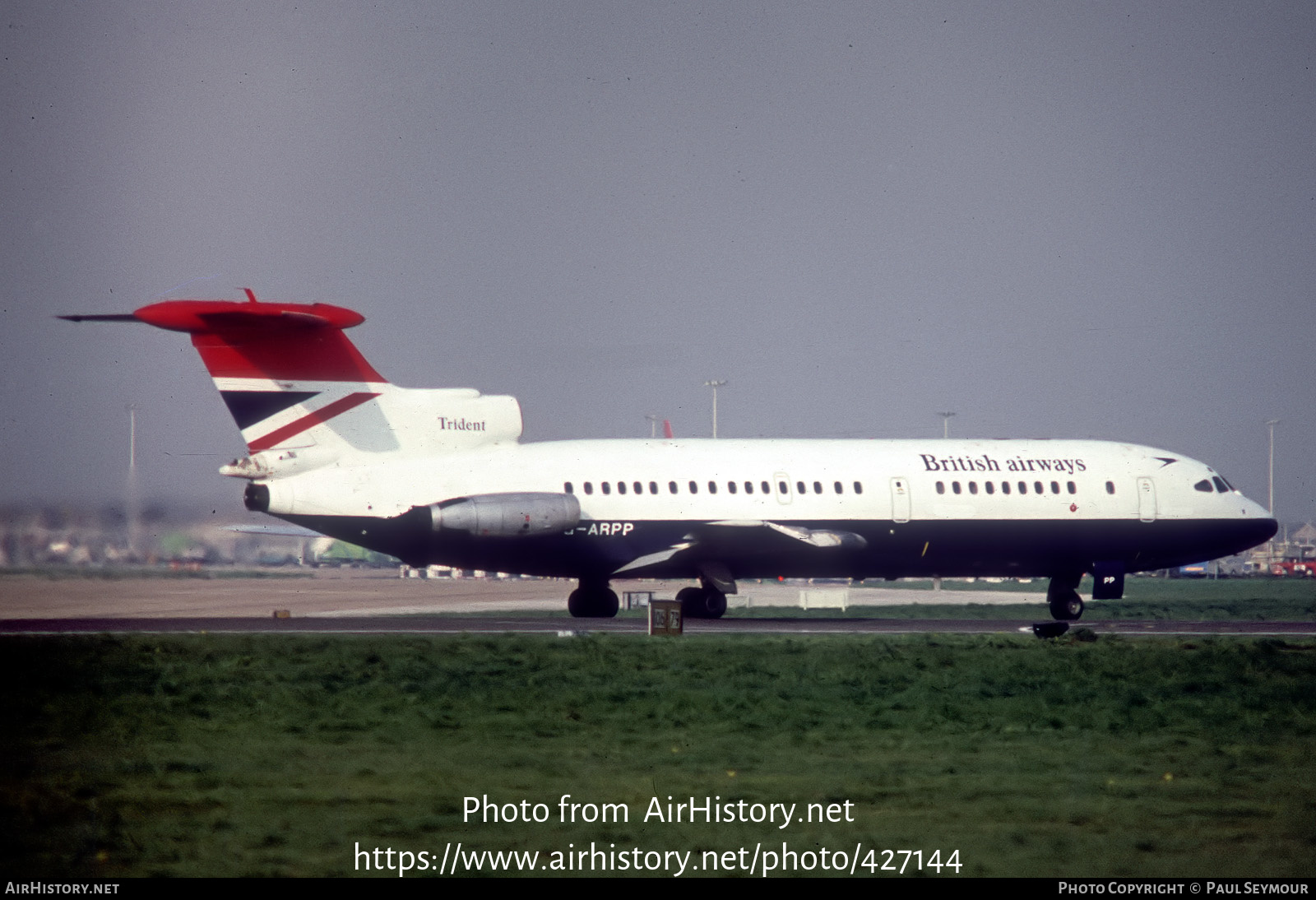 Aircraft Photo of G-ARPP | Hawker Siddeley HS-121 Trident 1C | British Airways | AirHistory.net #427144