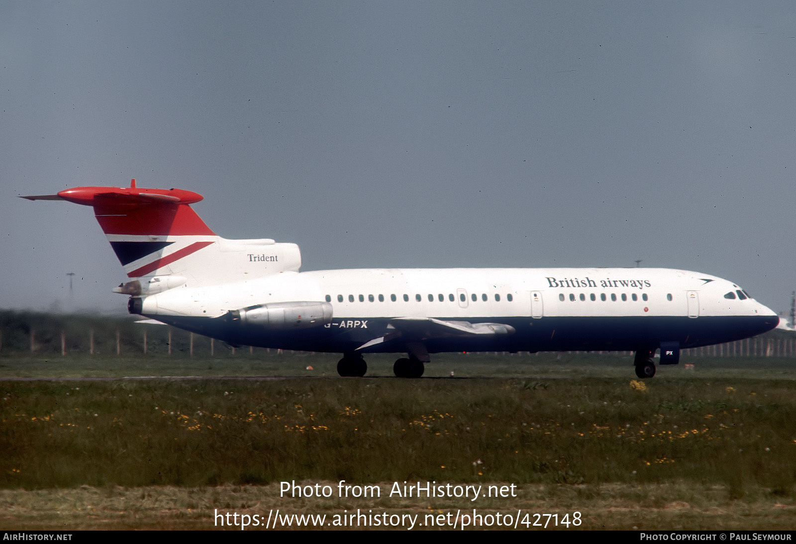 Aircraft Photo of G-ARPX | Hawker Siddeley HS-121 Trident 1C | British Airways | AirHistory.net #427148