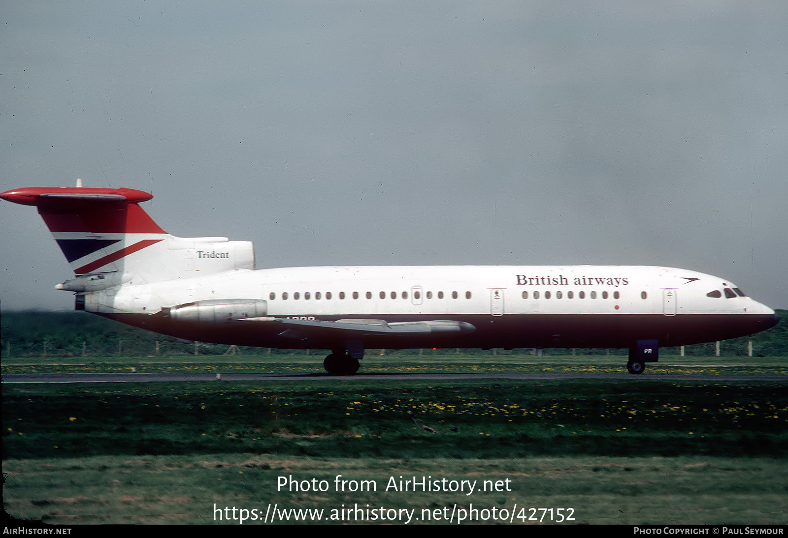 Aircraft Photo of G-ARPR | Hawker Siddeley HS-121 Trident 1C | British Airways | AirHistory.net #427152