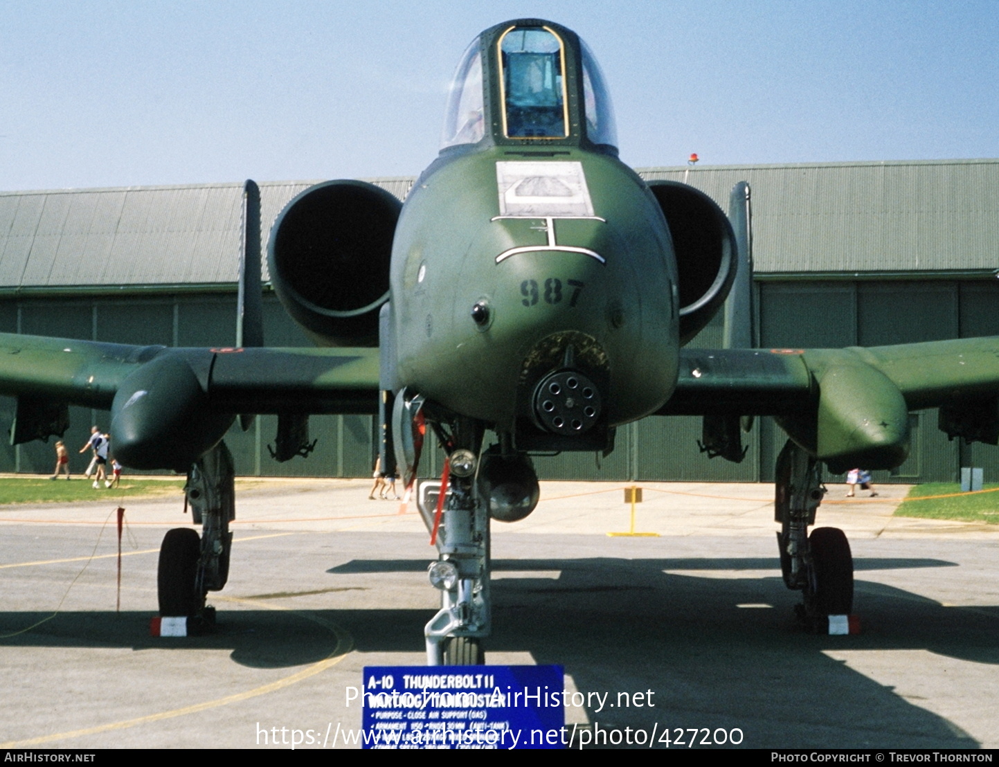 Aircraft Photo of 81-0987 / AF81-987 | Fairchild A-10A Thunderbolt II | USA - Air Force | AirHistory.net #427200