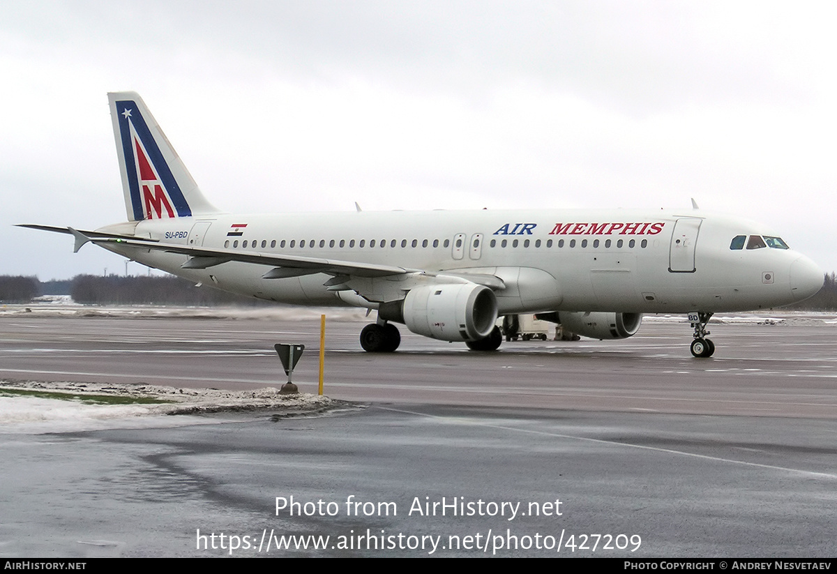 Aircraft Photo of SU-PBD | Airbus A320-211 | Air Memphis | AirHistory.net #427209