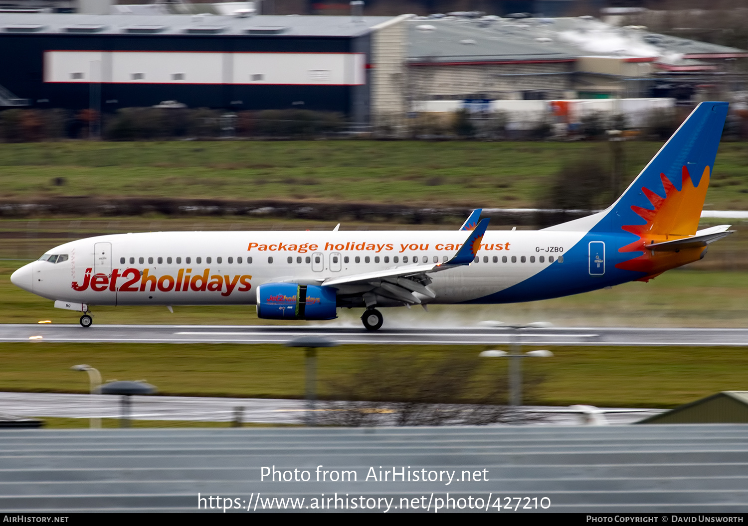 Aircraft Photo of G-JZBO | Boeing 737-800 | Jet2 Holidays | AirHistory.net #427210