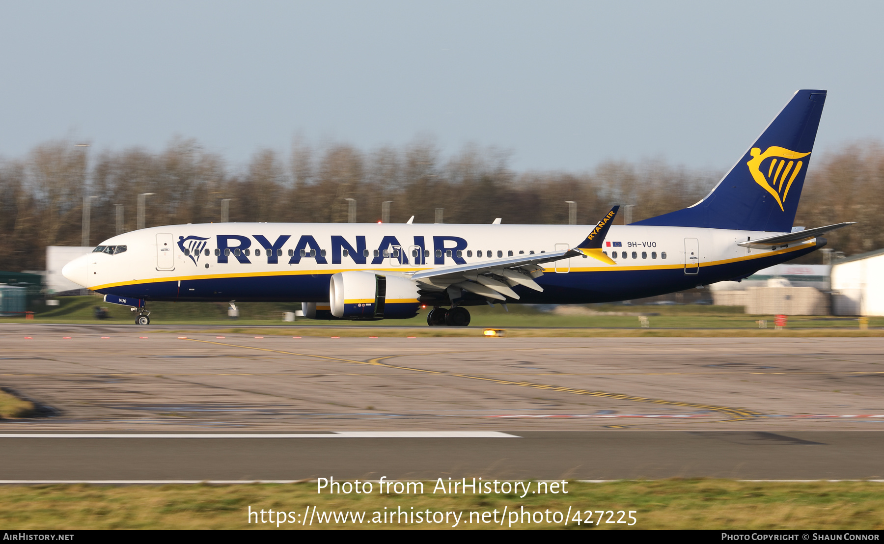 Aircraft Photo of 9H-VUO | Boeing 737-8200 Max 200 | Ryanair | AirHistory.net #427225