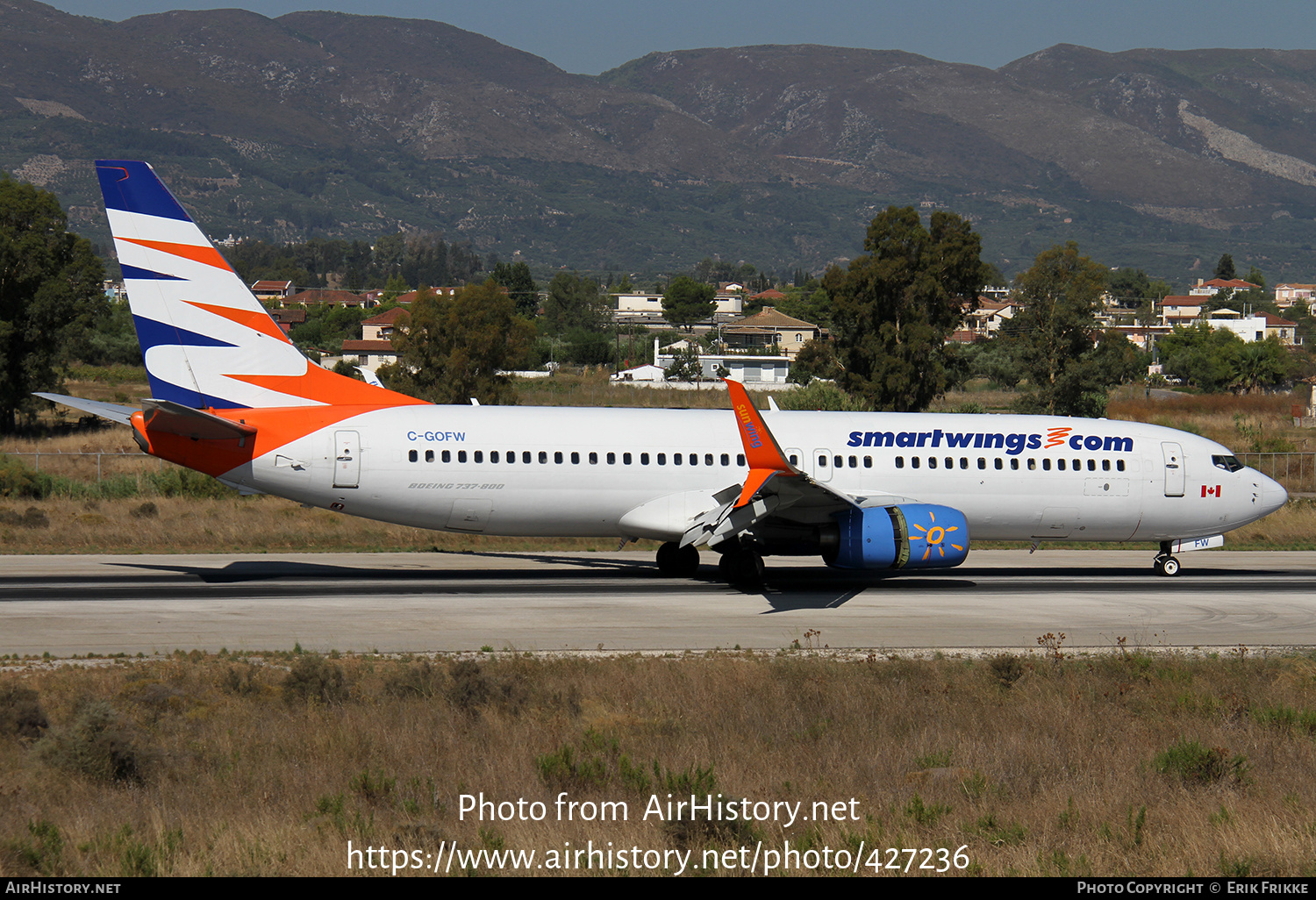 Aircraft Photo of C-GOFW | Boeing 737-8BK | Smartwings | AirHistory.net #427236