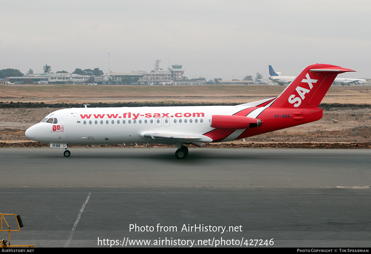 Aircraft Photo of 5Y-EEE | Fokker F28-4000 Fellowship | FlySAX | AirHistory.net #427246