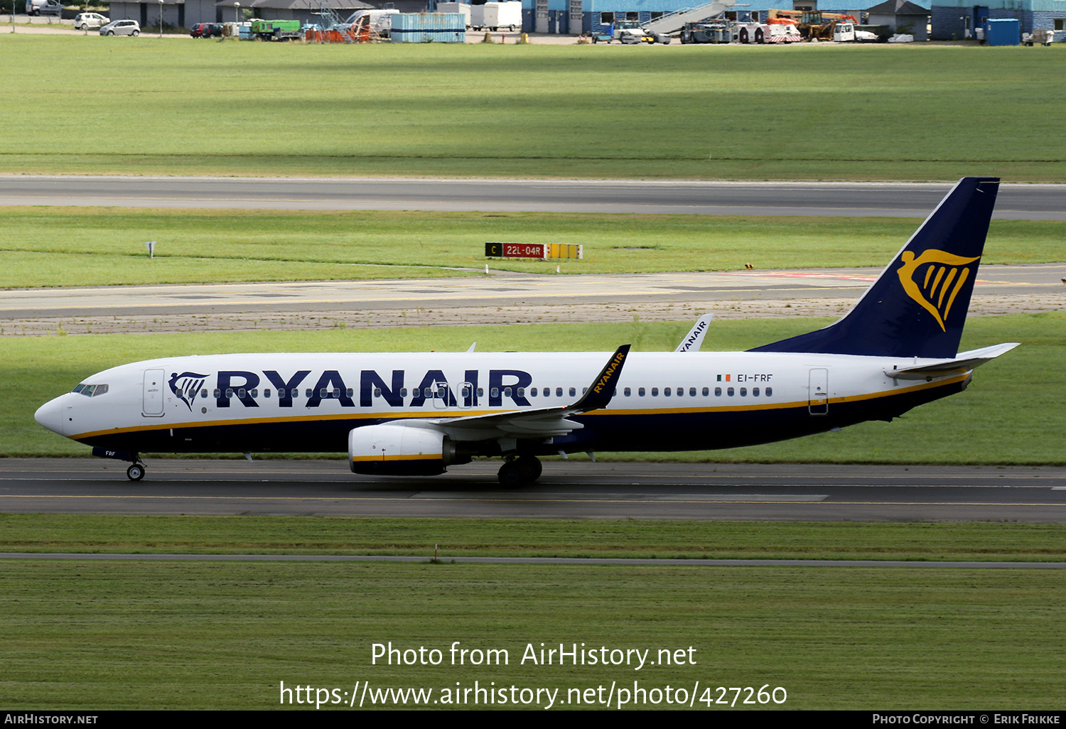 Aircraft Photo of EI-FRF | Boeing 737-8AS | Ryanair | AirHistory.net #427260