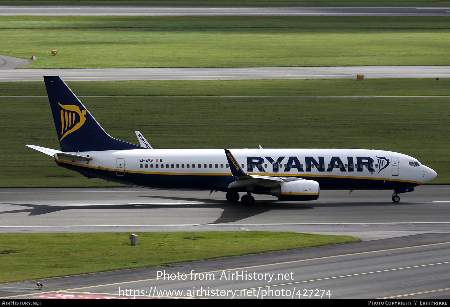 Aircraft Photo of EI-EKA | Boeing 737-8AS | Ryanair | AirHistory.net #427274