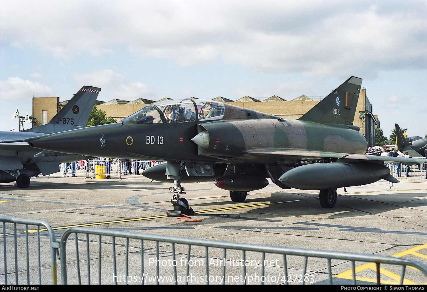 Aircraft Photo of BD-13 | Dassault Mirage 5BD | Belgium - Air Force | AirHistory.net #427283