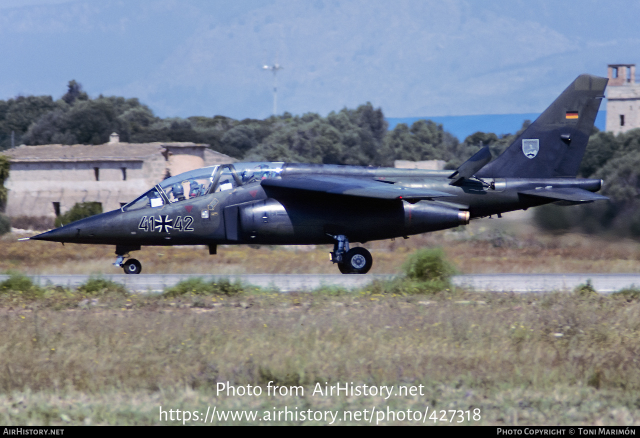 Aircraft Photo of 4142 | Dassault-Dornier Alpha Jet A | Germany - Air Force | AirHistory.net #427318