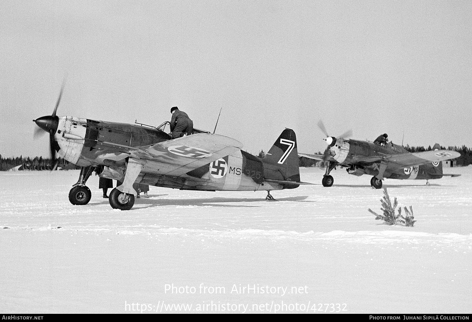 Aircraft Photo of MS-325 | Morane-Saulnier MS-406 | Finland - Air Force | AirHistory.net #427332