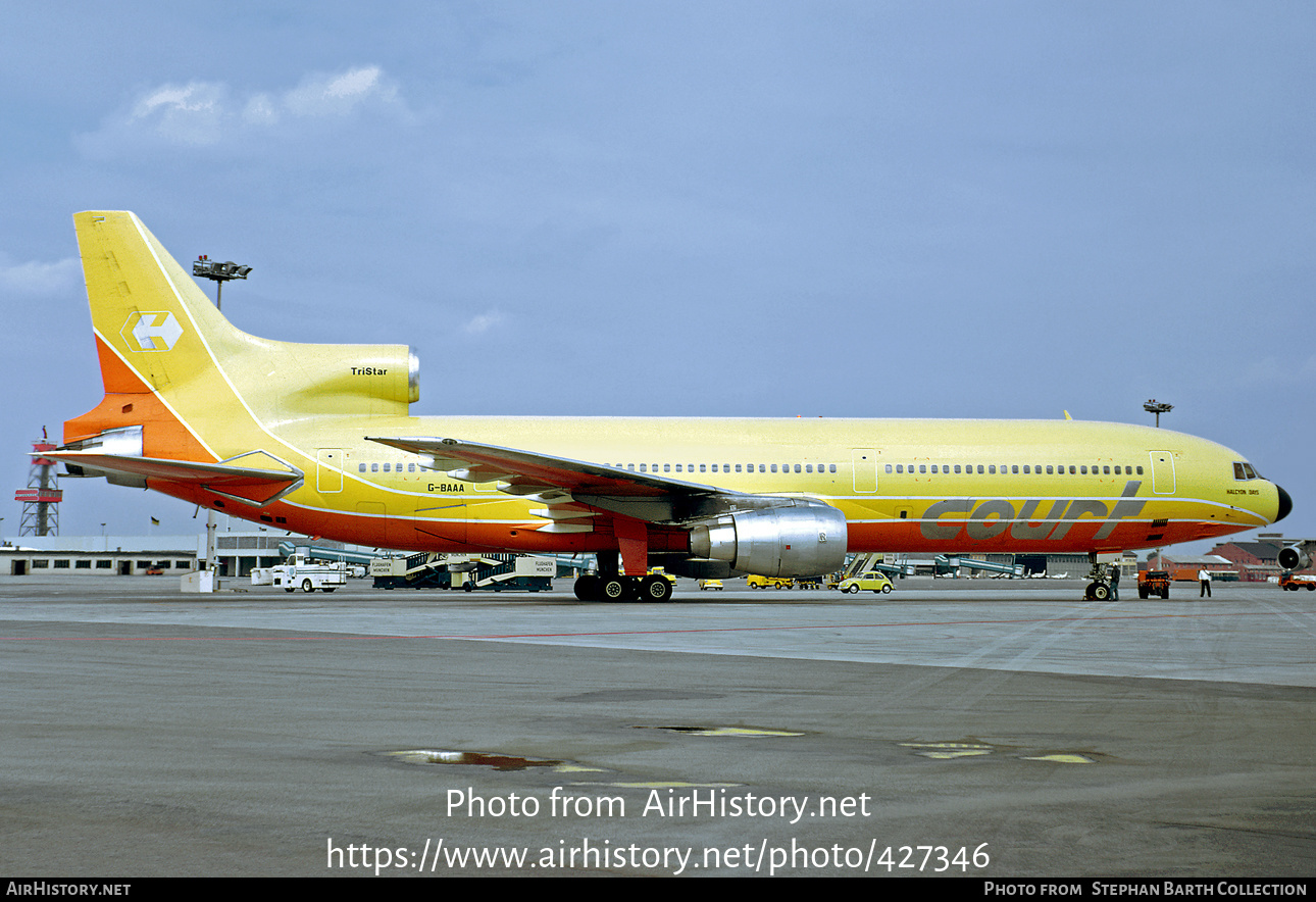 Aircraft Photo of G-BAAA | Lockheed L-1011-385-1 TriStar 1 | Court Line | AirHistory.net #427346