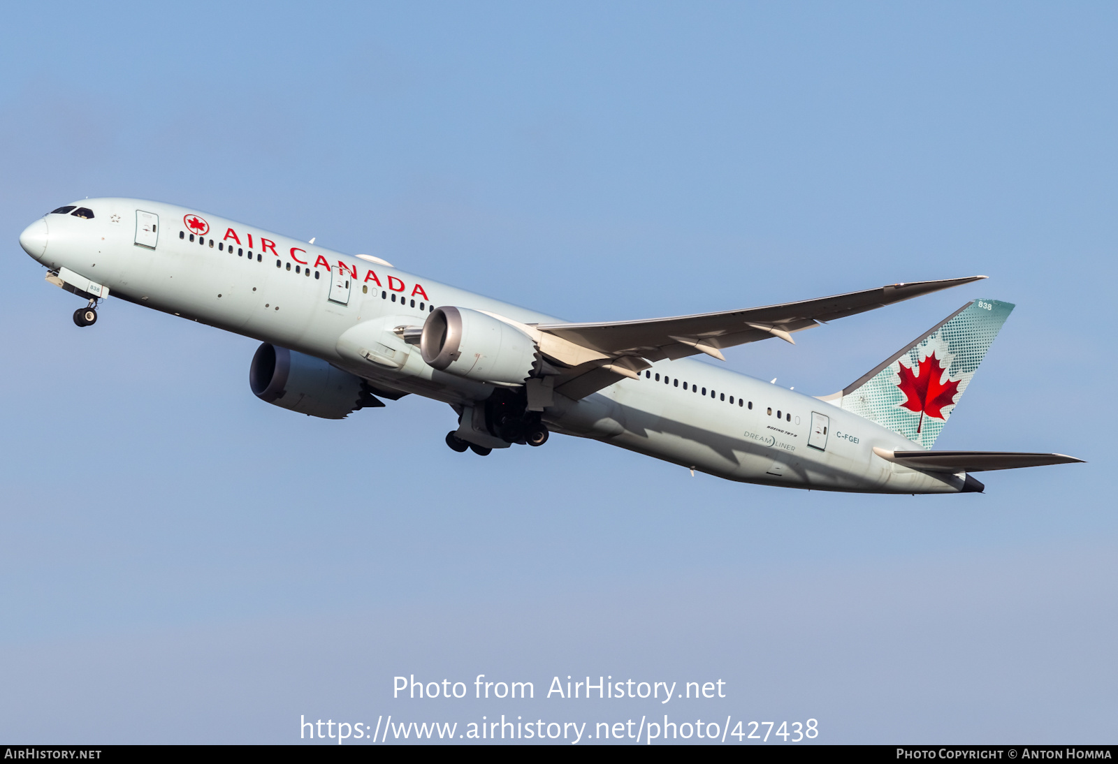 Aircraft Photo of C-FGEI | Boeing 787-9 Dreamliner | Air Canada | AirHistory.net #427438