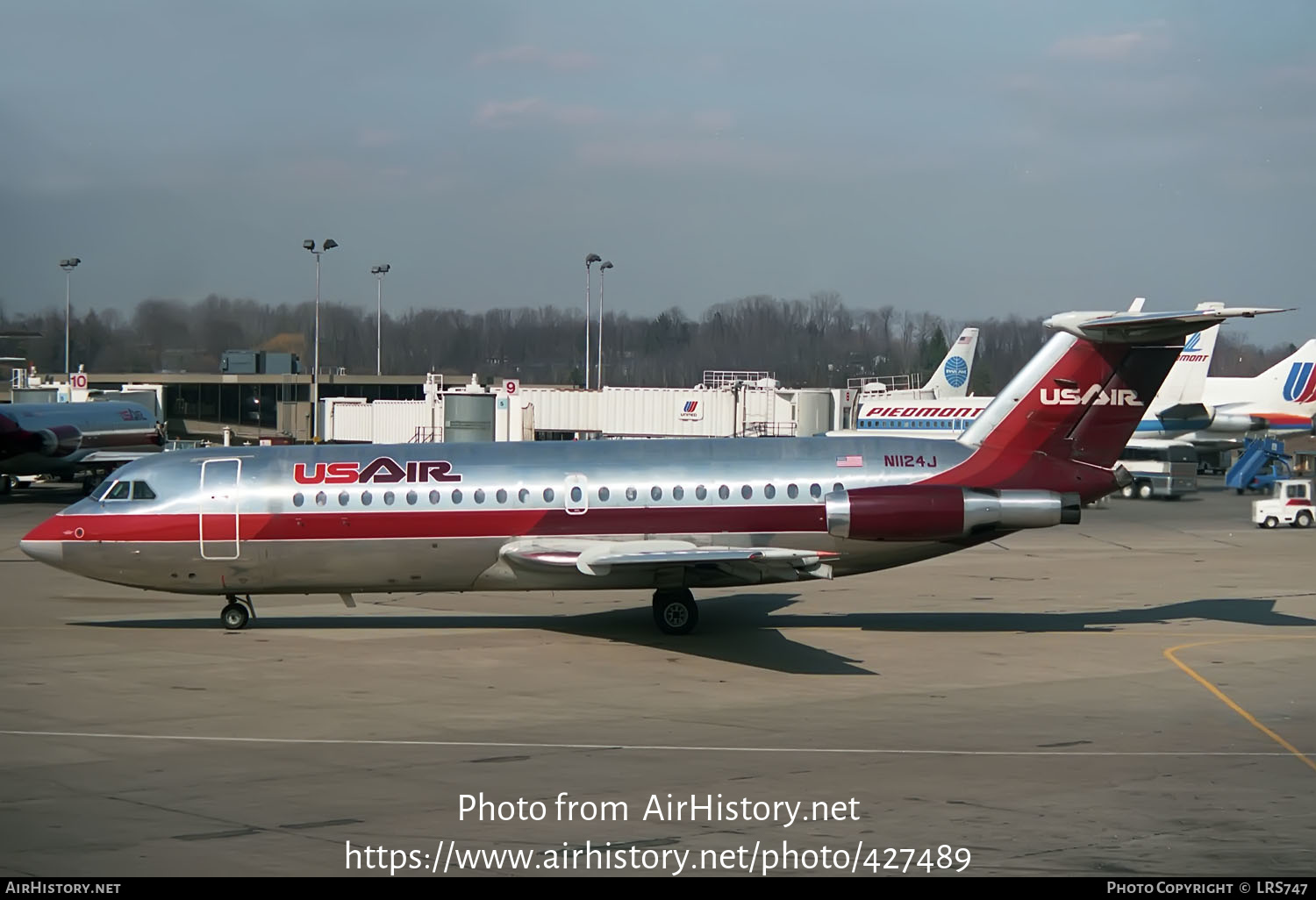 Aircraft Photo of N1124J | BAC 111-204AF One-Eleven | USAir | AirHistory.net #427489