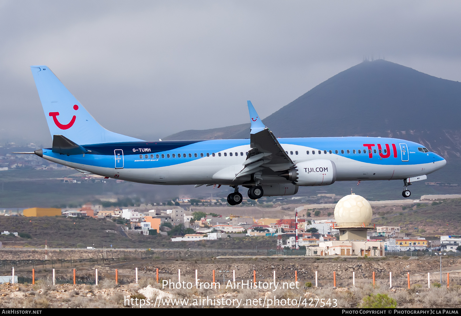 Aircraft Photo of G-TUMH | Boeing 737-8 Max 8 | TUI | AirHistory.net #427543