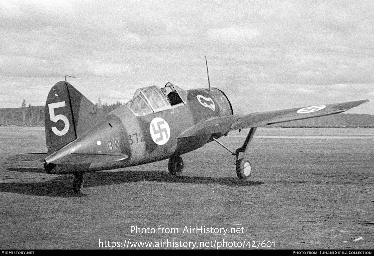 Aircraft Photo of BW-372 | Brewster B-239 Buffalo | Finland - Air Force | AirHistory.net #427601