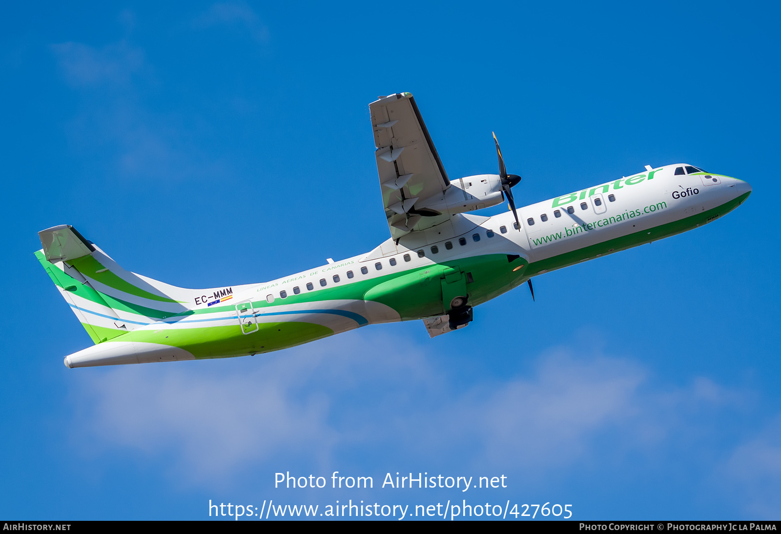 Aircraft Photo of EC-MMM | ATR ATR-72-600 (ATR-72-212A) | Binter Canarias | AirHistory.net #427605