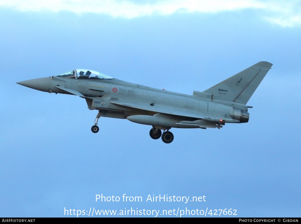 Aircraft Photo of MM7318 | Eurofighter EF-2000 Typhoon S | Italy - Air Force | AirHistory.net #427662