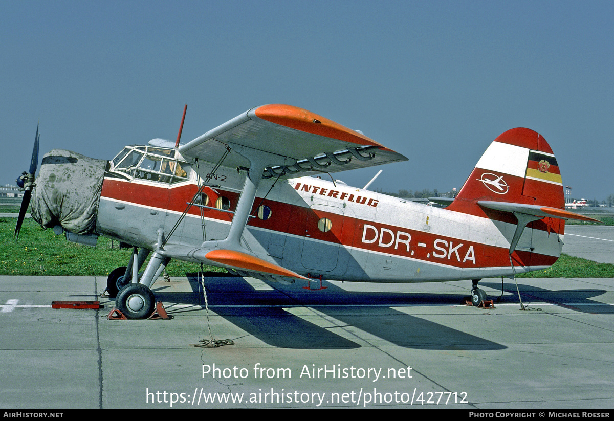 Aircraft Photo of DDR-SKA | Antonov An-2P | Interflug | AirHistory.net #427712