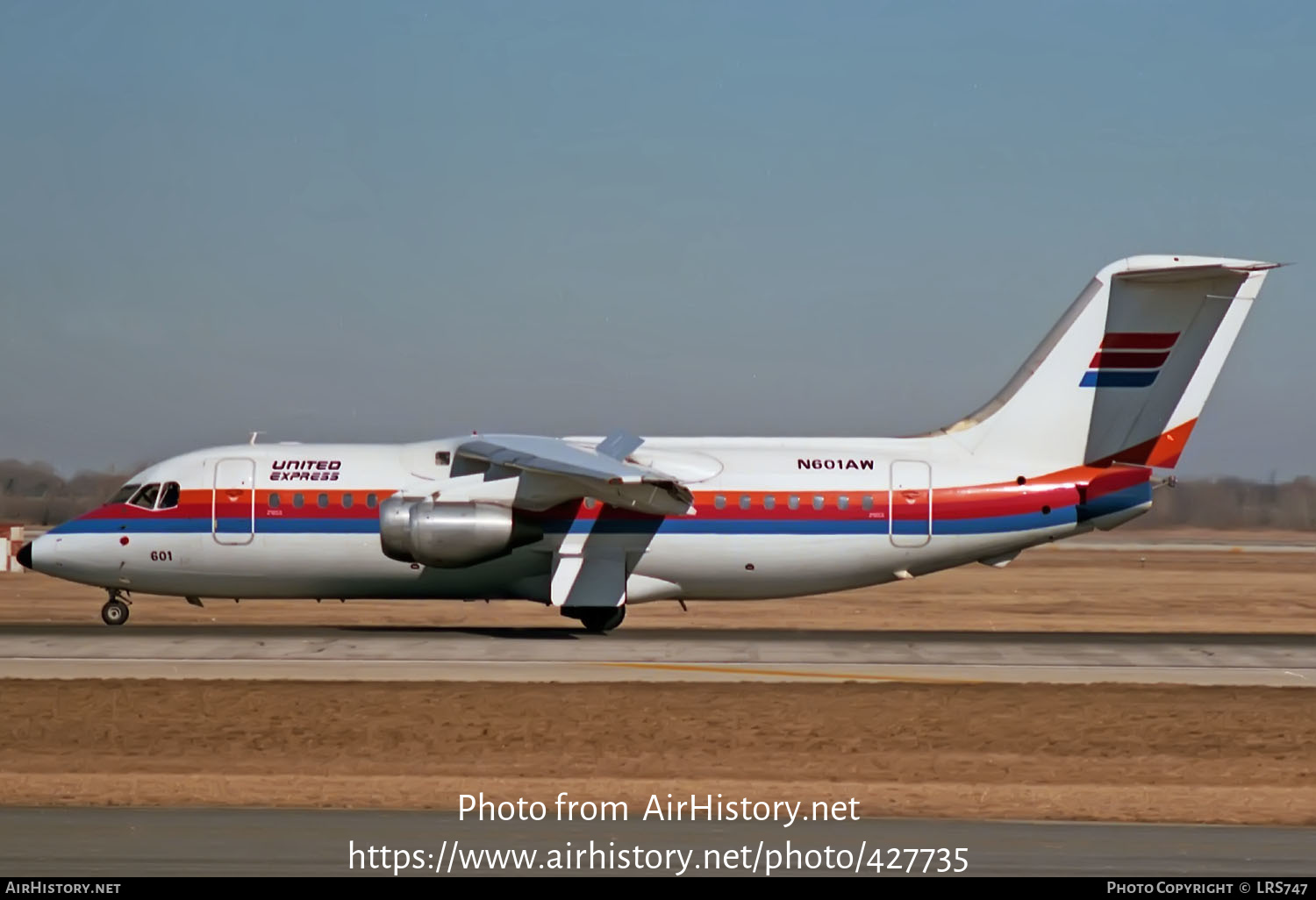 Aircraft Photo of N601AW | British Aerospace BAe-146-200 | United Express | AirHistory.net #427735