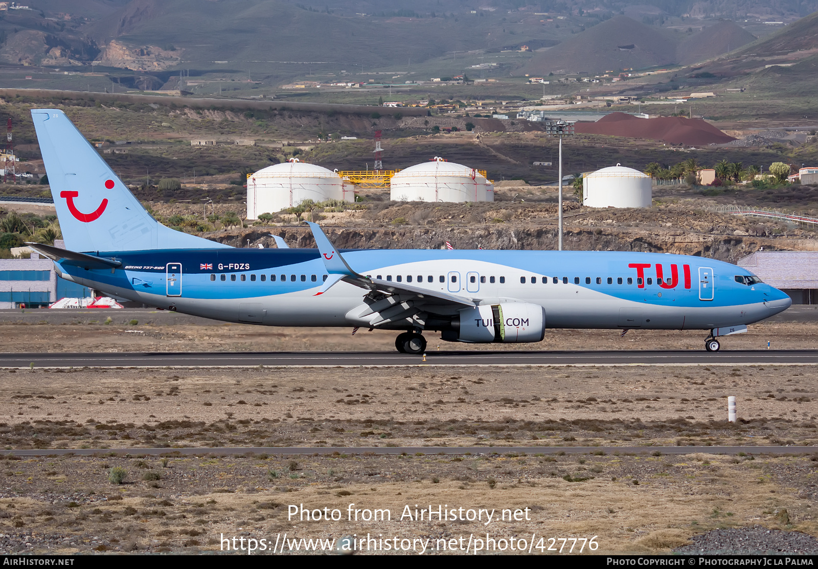 Aircraft Photo of G-FDZS | Boeing 737-8K5 | TUI | AirHistory.net #427776