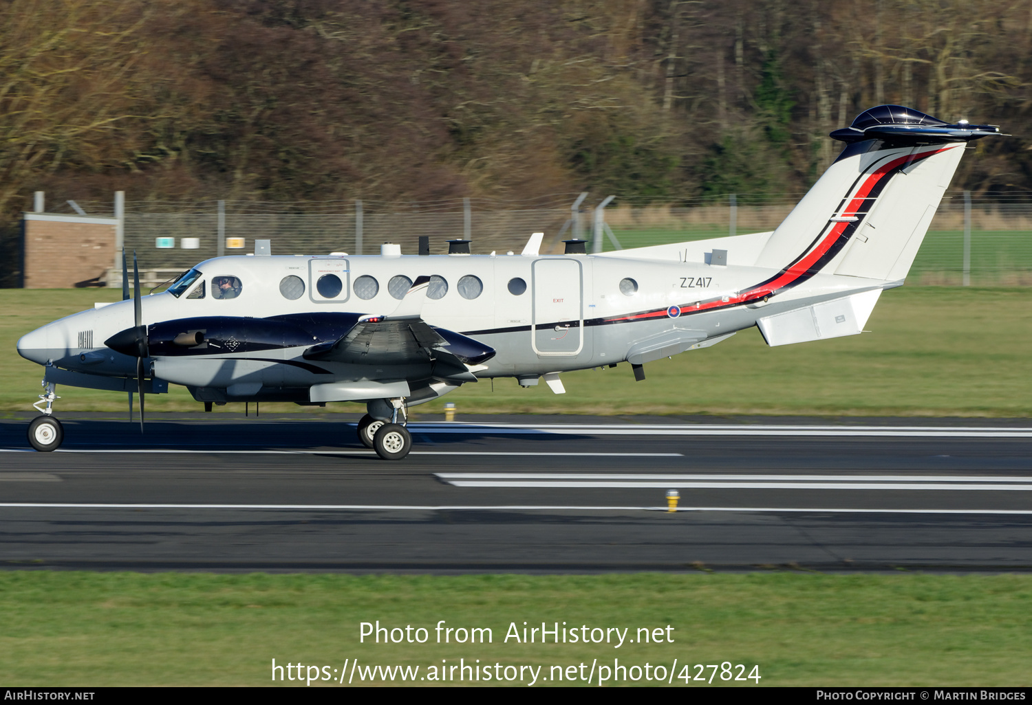 Aircraft Photo of ZZ417 | Hawker Beechcraft 350CER Shadow R1 (300C) | UK - Air Force | AirHistory.net #427824