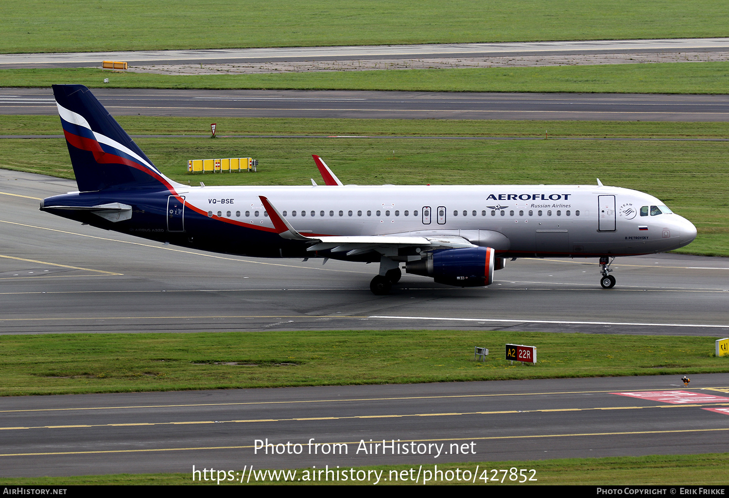 Aircraft Photo of VQ-BSE | Airbus A320-214 | Aeroflot - Russian Airlines | AirHistory.net #427852