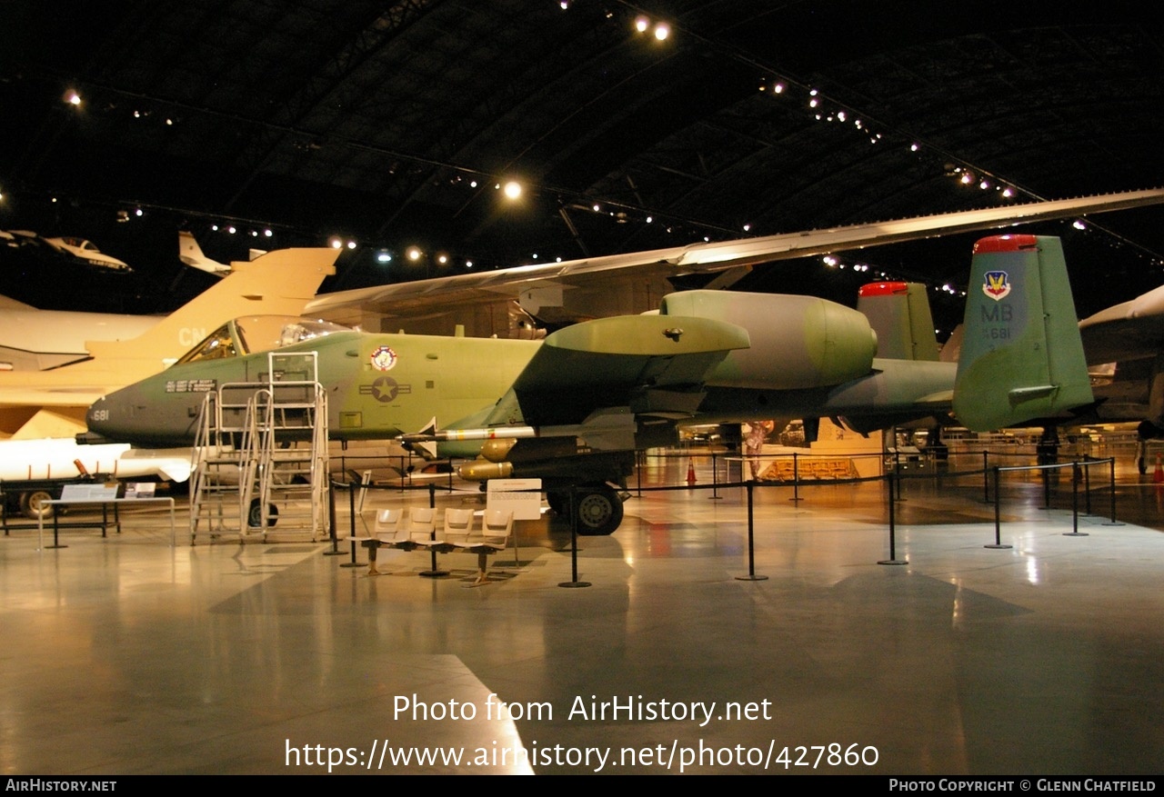 Aircraft Photo of 78-0681 / AF78-681 | Fairchild A-10A Thunderbolt II | USA - Air Force | AirHistory.net #427860