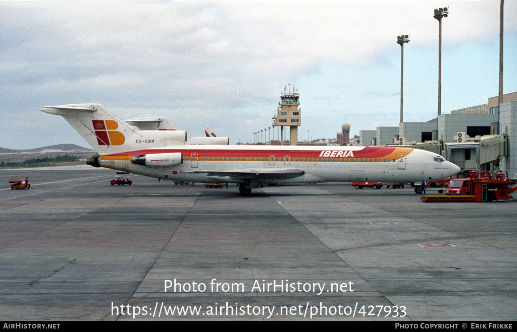 Aircraft Photo of EC-CBM | Boeing 727-256/Adv | Iberia | AirHistory.net #427933